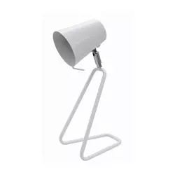 Rabalux Olaf stona lampa, bela, E14 25W
