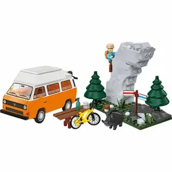 Cobi 24638 Volkswagen T3 Camper Van, 1:35, 232 k, 2 f