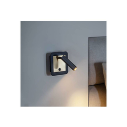 Redo 01-3092 - LED zidno spot svetlo CLOSER LED/6W/230V crno