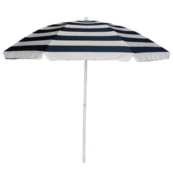Suncobran za plažu 1.8m(dezen: plavi i beli)