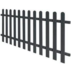 Ograda od kolaca WPC 200 x 80 cm