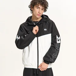 Cropp - Crna jakna s kapuljačom - white