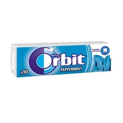 ORBIT Pepermint Žvake, 10 komada