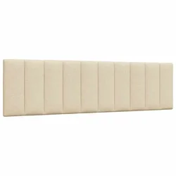 shumee vidaXL Vzglavna stranica krem 180 cm blago