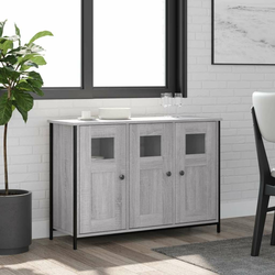 Komoda siva boja hrasta 100 x 35 x 70 cm od konstruiranog drva