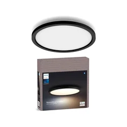 Philips - LED prigušiva stropna svetiljka Hue AURELLE LED/21W/230V pr. 39,5 cm crna