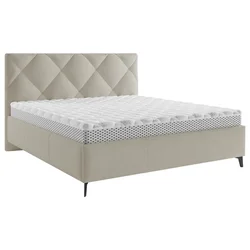 Boxxx OBLAZINJENA POSTELJA 140 cm x 200 cm , tekstil rjavosiva