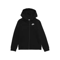 Nike B NSW HOODIE FZ CLUB, dečji duks, crna BV3699