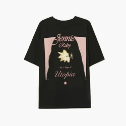 Cropp - Crna majica s printom Jennie - CRNO