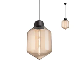 Redo 01-1772 - Luster na sajli AMNO 1xE27/42W/230V prečnika 26 cm bež