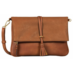 Tom Tailor crossbody torba Shelly Flapbag smeđa