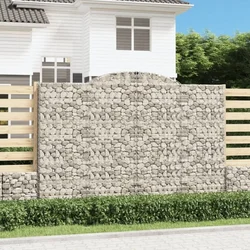 Lučne gabionske košare 2 kom 300x50x200/220cm pocinčano željezo