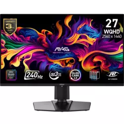 27 inča MAG 274QP QD-OLED X24 2560x1440 240 Hz gaming monitor