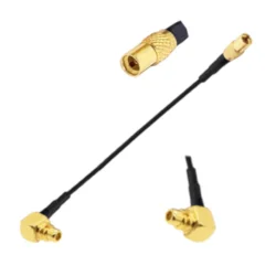 shumee Pigtail MMCX RA vtič/MMCX RF1.37 vtičnica 15 cm