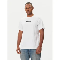 Versace Jeans Couture Majica 79GAHT06 CJ00T Bela Regular Fit