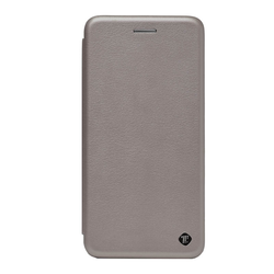 Maska na preklop Teracell Flip Premium za Samsung J7/ J727 2017 (USA) srebrna