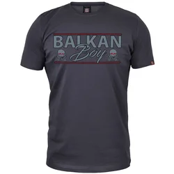 011Shop Muška majica kratkih rukava Balkan Boy, Tamnosiva