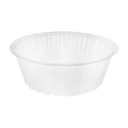 shumee Plastične sklede PS 3000 ml prozorne 10 kosov 04-52