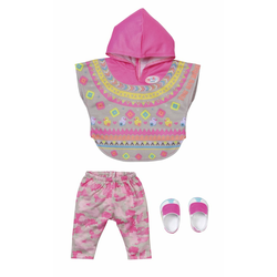 Set za dojenčke, rojen s pončo Deluxe, 43 cm