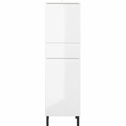 Bela visoka kopalniška omarica 34x120 cm Salinas - Germania