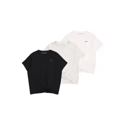 Abercrombie & Fitch Majica pegasto siva/črna/bela