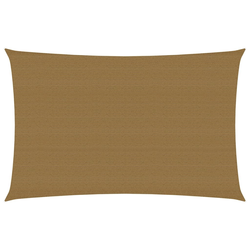 Jedro za zaštitu od sunca 160 g/m2 sivosmeđe 2,5 x 4,5 m HDPE