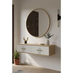 Hanah Home komoda Ida 120, 120 cm, hrast Sapphire / bela
