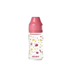 Béaba flašica za bebe široki vrat 240 ml Pink