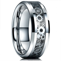 Prsten Wheels - Srebrna/57mm KP32388