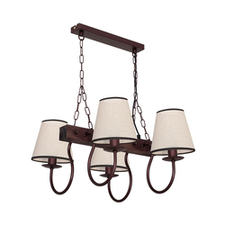 Tamni luster na lancu CARIN 4xE14/60W/230V