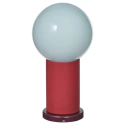 IKEA PS 2026 Prenosna LED lampa, na baterije podesivog intenziteta/crvena svetloplava, 22 cm