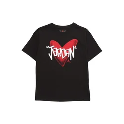Jordan Majica HEART SKETCH  rdeča / črna / bela
