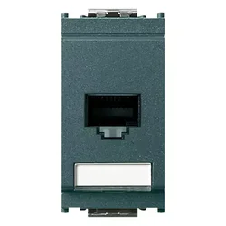 RJ45 CAT5E NETSAFE UTP UTIČNICA SIVA