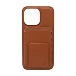 Maska za telefon LEATHER MAGSAFE WALLET za Iphone 13 Pro braon