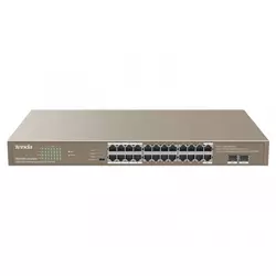 TENDA TEG1126P-24-410W 24GE+2SFP Ethernet Switch With 24-Port PoE