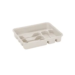 VSTAVEK ZA PREDAL ZA JEDILNI PRIBOR BINIO 38,6 X 31,2 X 7 CM KREM