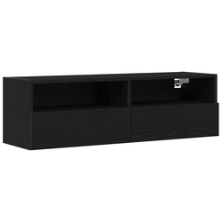 TV zidni ormar Crni hrast 100 x 30 x 30 cm Konstruirano drvo