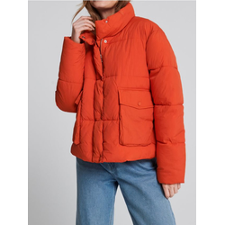 Sinsay - Kvitovana puffer jakna - mandarine