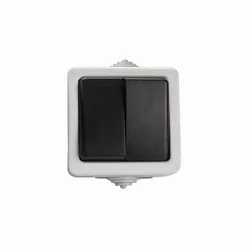 shumee Tekno Vijačno stikalo za lestence 10AX 250V sivo IP54 25351