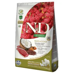 N&D Quinoa Skin & Coat, Pačetina & Kokos & Kurkuma - 7 kg