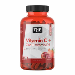 The Nutrition THE Vitamin C + Zinc + D3, 120 kapsula