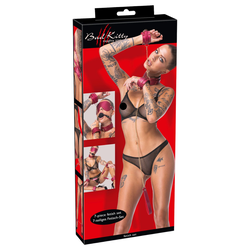 Bad Kitty Set za vezivanje, 6 delova, Ciklama