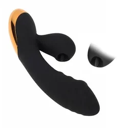 KUNERT Premium sesalni vibrator za stimulacijo klitorisa na USB, črn