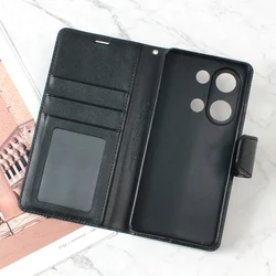 Maska za Xiaomi Redmi Note 13 Pro 4G (EU) na preklop Hanman Mill crna