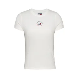 Tommy Jeans Majica ESSENTIAL marine/rdeča/bela