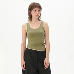 Cropp - Majica na bretele - maslina