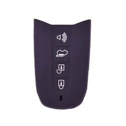 CAR 888 ACCESSORIES Silikonska navlaka za ključeve Ssang Yong crna