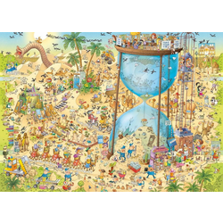 HEYE Puzzle Mad Zoo: Puščavska razstava 1000 kosov
