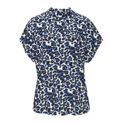 LASCANA Bluza modra/črna/bela