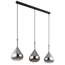 Globo 15542-3 - Luster na sajli GEEKY 3xE27/60W/230V crna